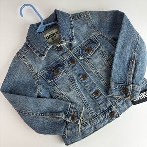 Oshkosh NWT Denim Snap Front Jeans Jacket